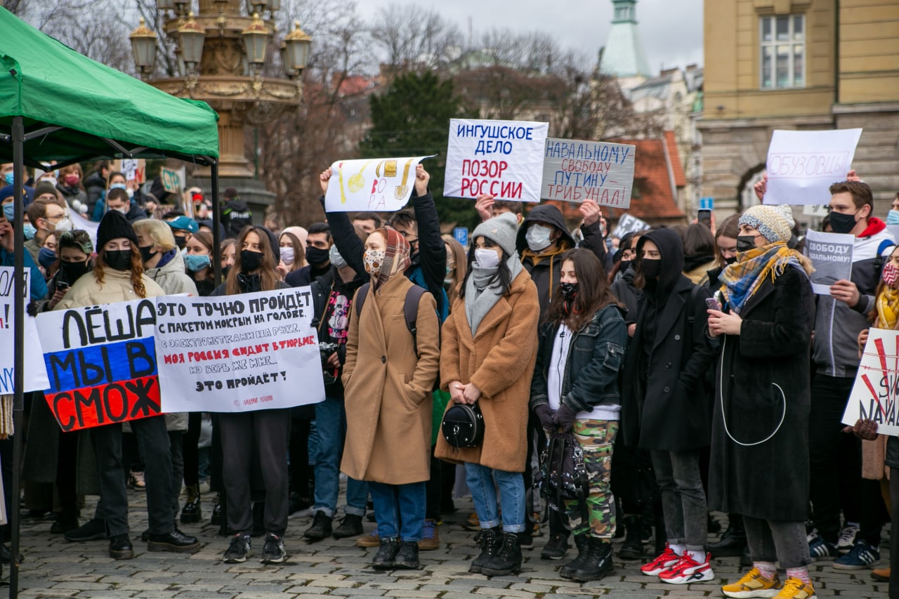 #23январяЗаСвободу Акция протеста на площади Яна Палаха в Праге – 997