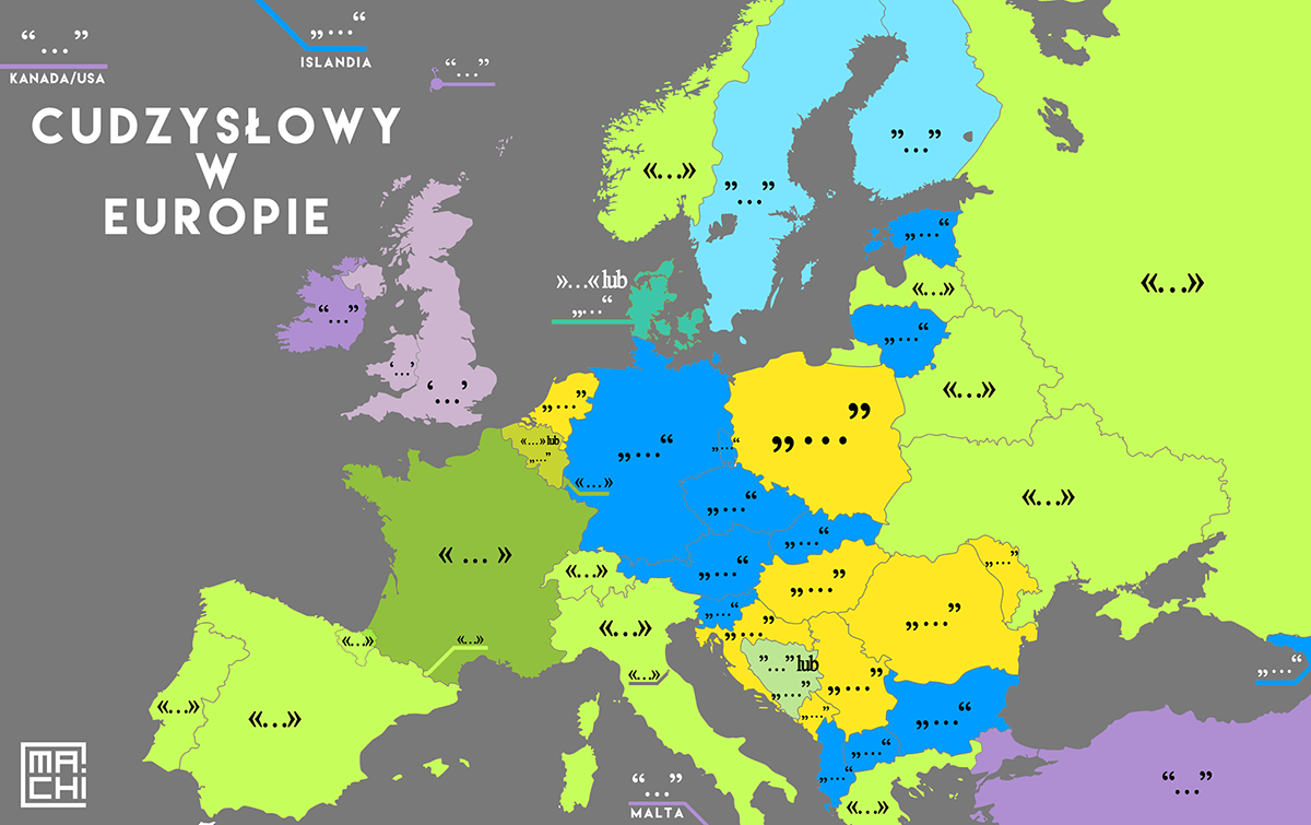 Европейская карта кавычек
